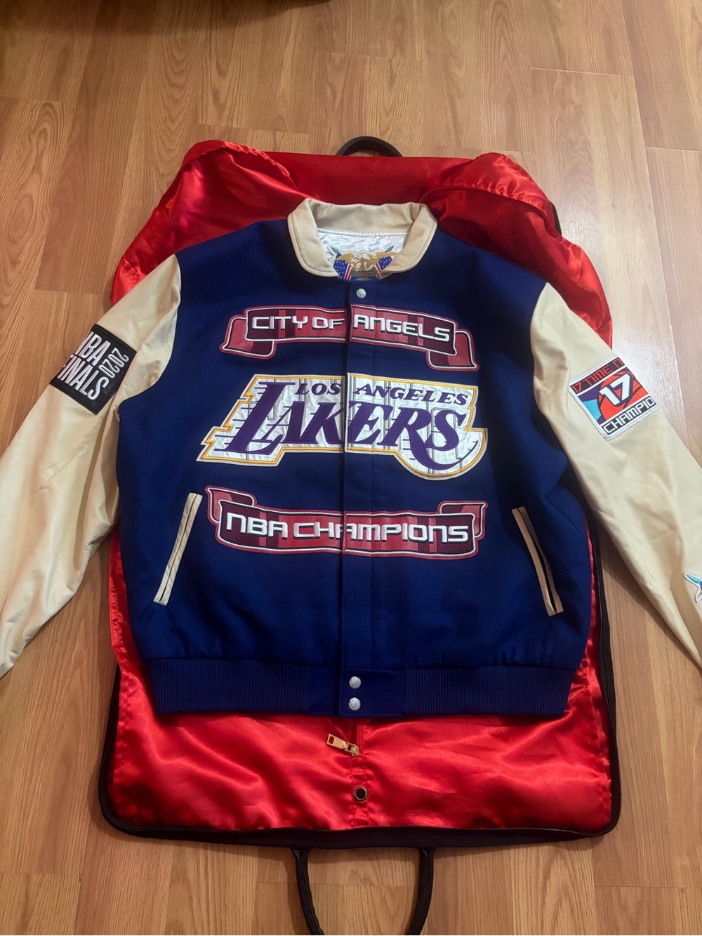 Jeff Hamilton Los Angeles Lakers 2020 NBA Champions Jacket Men’s